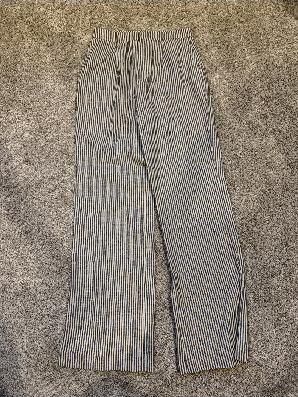 NWOT Reformation Linen Stripe Pant